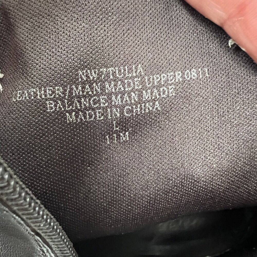 Nine West Size 11 Tulia Leather Wedge Bootie Ankle Boots Shoes Buckle Detail - Picture 6 of 10